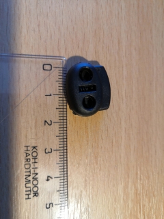 Brzdička černá cca 18mm