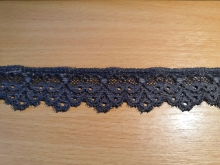 KR10 Krajka antracit 29mm - Oeko-tex standard 100