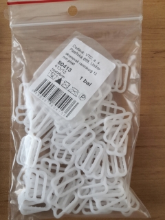 Zkracovač ramínkový 13 mm plast bílá