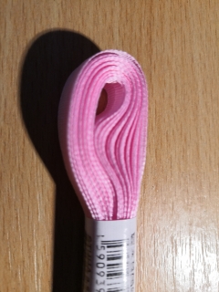 Stuha taftová 4 mm - 10m - 605 - světle růžová